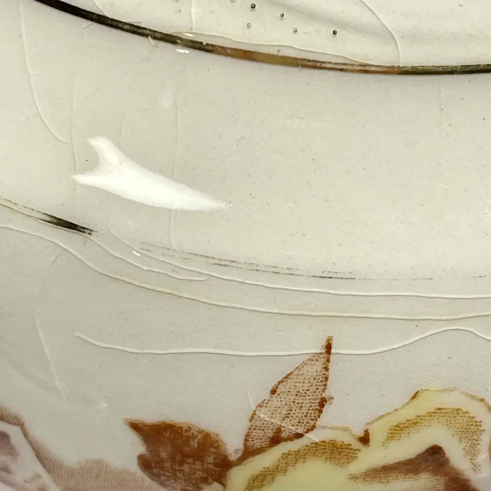 Vintage/antique Ballard's Obelisk Flour Advertising Pitcher Louisville Roses